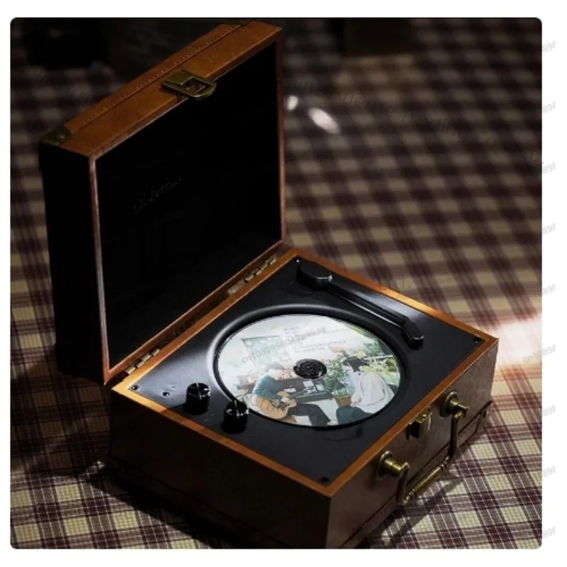 

Высококачественный портативный проигрыватель компакт-дисков в стиле ретро, проигрыватель компакт-дисков с аудиоальбомами, поддерживает зарядку диска Bluetooth U.