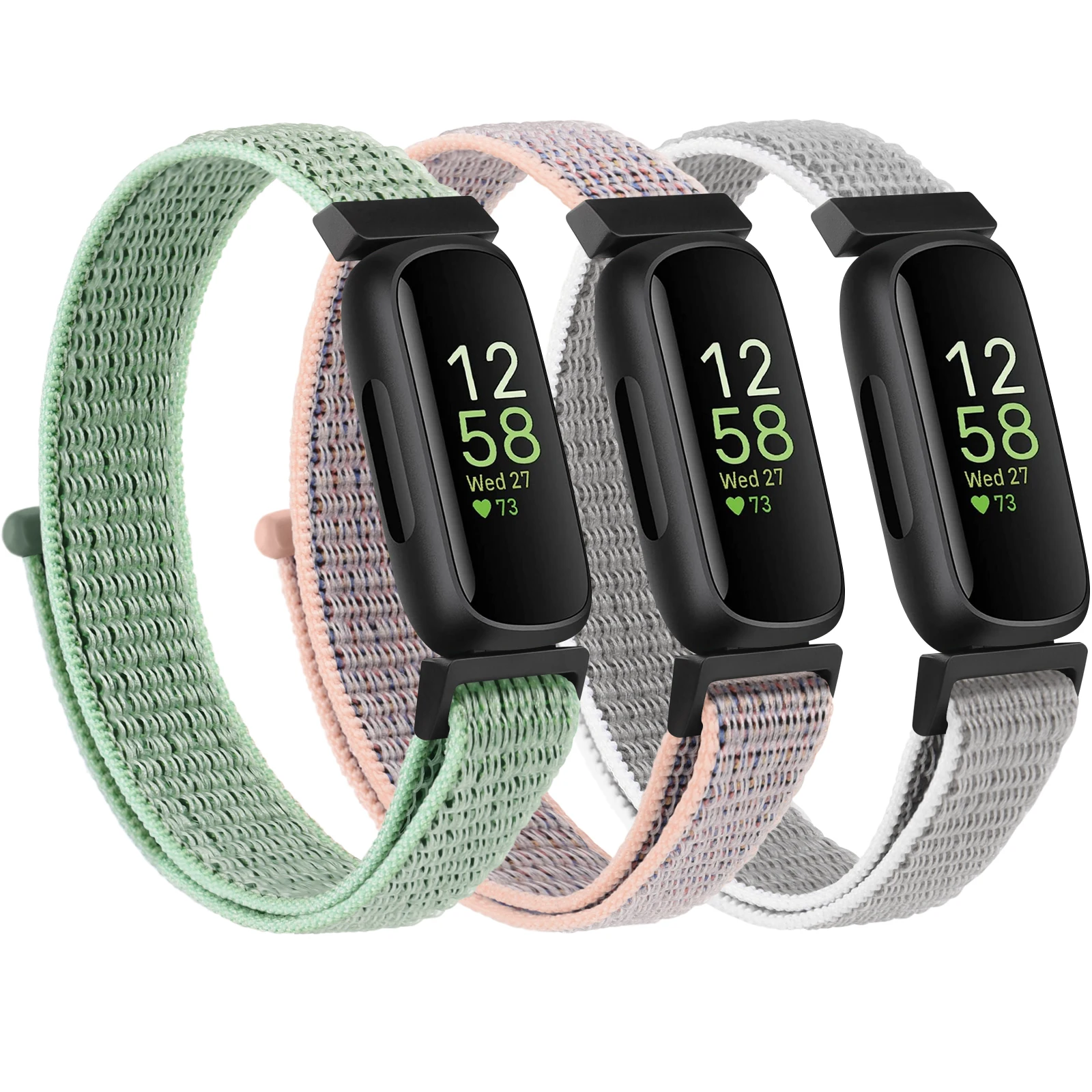 حزام ساعة من النايلون لساعة Fitbit Inspire 3 Band لملحقات استبدال سوار الساعة الذكية Fitbit Inspire 3