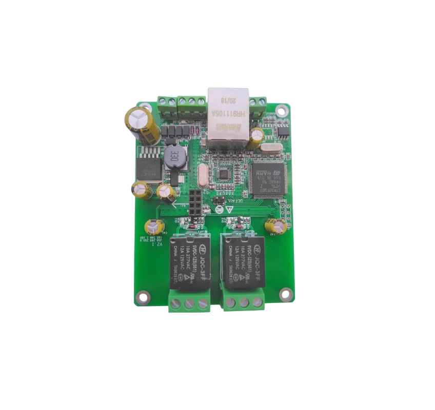 2-channel MODBUS network relay module high and low level trigger delay on/off switch 12V24V CANRS485