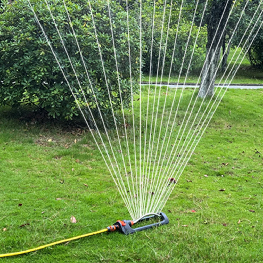 

Adjustable Watering Coverage Oscillating Sprinkler For Lawn Easily CleanA Metal Sieve Located