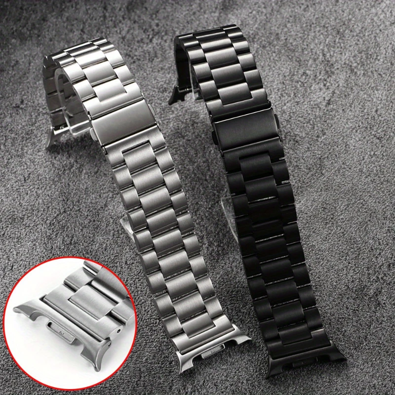 WatchBand 20mm 22mm Metal Connector Stainless Steel Watch Connector Adapter for samsung Watch 8/8 classic 44mm 46mm 40mm Strap