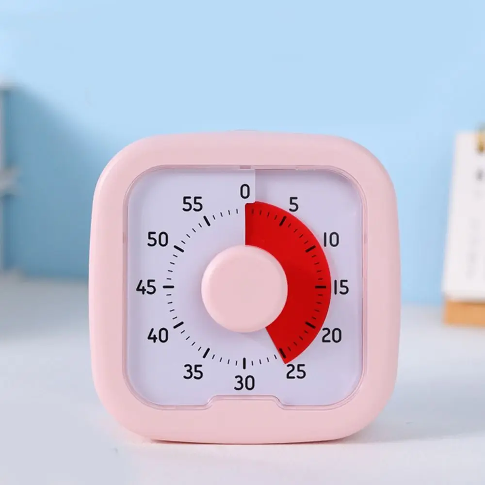 Temporizzatore visivo silenzioso da 60 minuti con supporto timer per il conto alla rovescia cronometro forte sveglia timer da cucina sala lettura