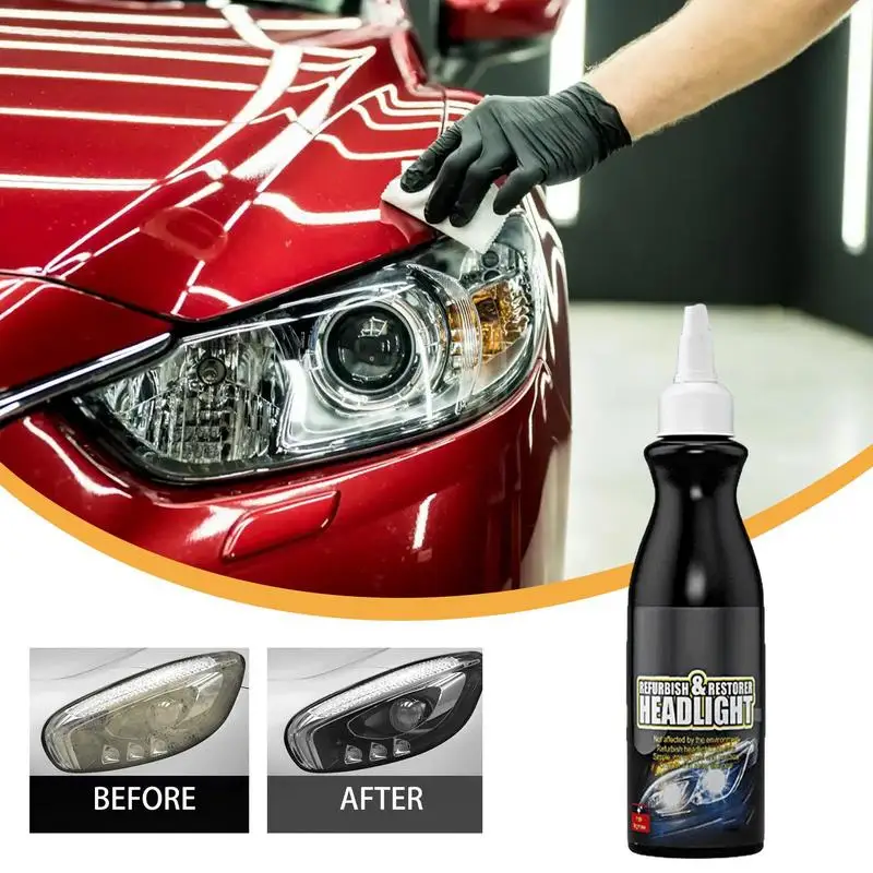 

Car Headlight Cleaner 120ml Restorer Instant Renewal Cleaner Instant Renewal Headlight Repair Polish Cleaner Car Headlight