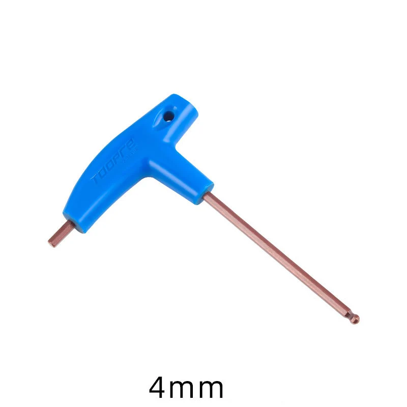 T25 3/4/5/6MM Bike Allen Key Wrench T-Shaped Extended Plastic Handle With Double Ends Bicycle Multifunctional Repair Tools