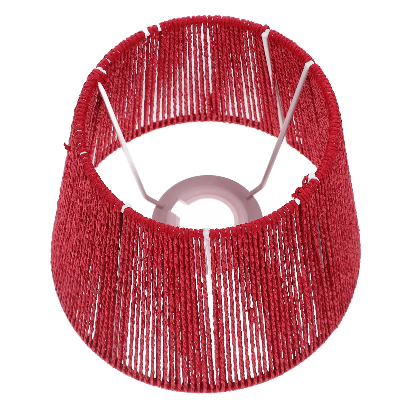 

Плетеный абажур из бумажной нити, легкий, прочный, в винтажном стиле, для потолочных и настольных светильников