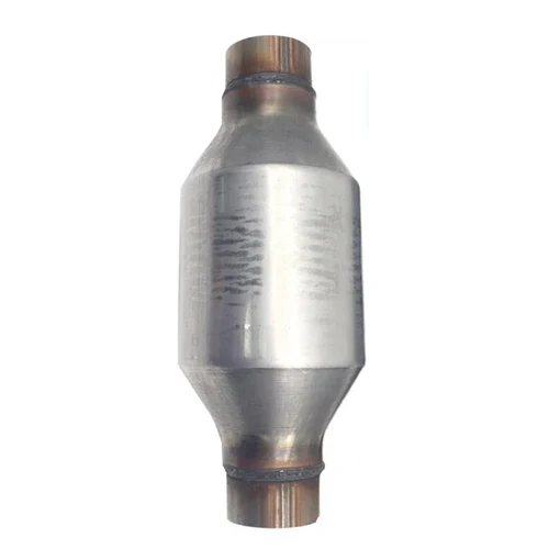 Imagen 2 del producto Universal 2 pulgadas/2,5 pulgadas 400 cpsi convertidor catalítico de carreras de alto flujo catalizador EURO 1 motor de sustrato de acero inoxidable