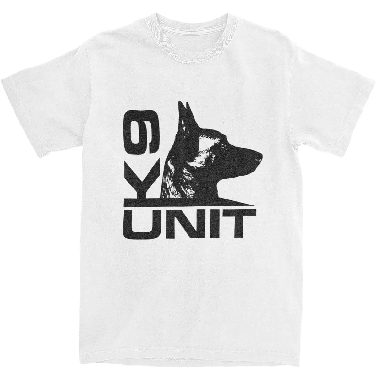 K9 Unit Police Dog T Shirt K-9 Unit Novelty T-Shirts Short Sleeve Vintage Tshirt Summer Cotton Crew Neck Plus Size 5XL Top Tees