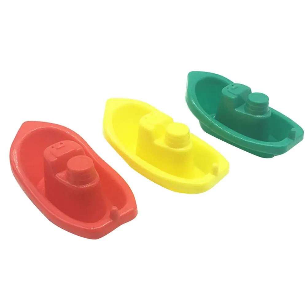 Jouets classiques d'eau en plastique pour salle de bain, jeu amusant pour la maison, bateau flottant, bateaux, cadeau pour bébé, jouets de bain