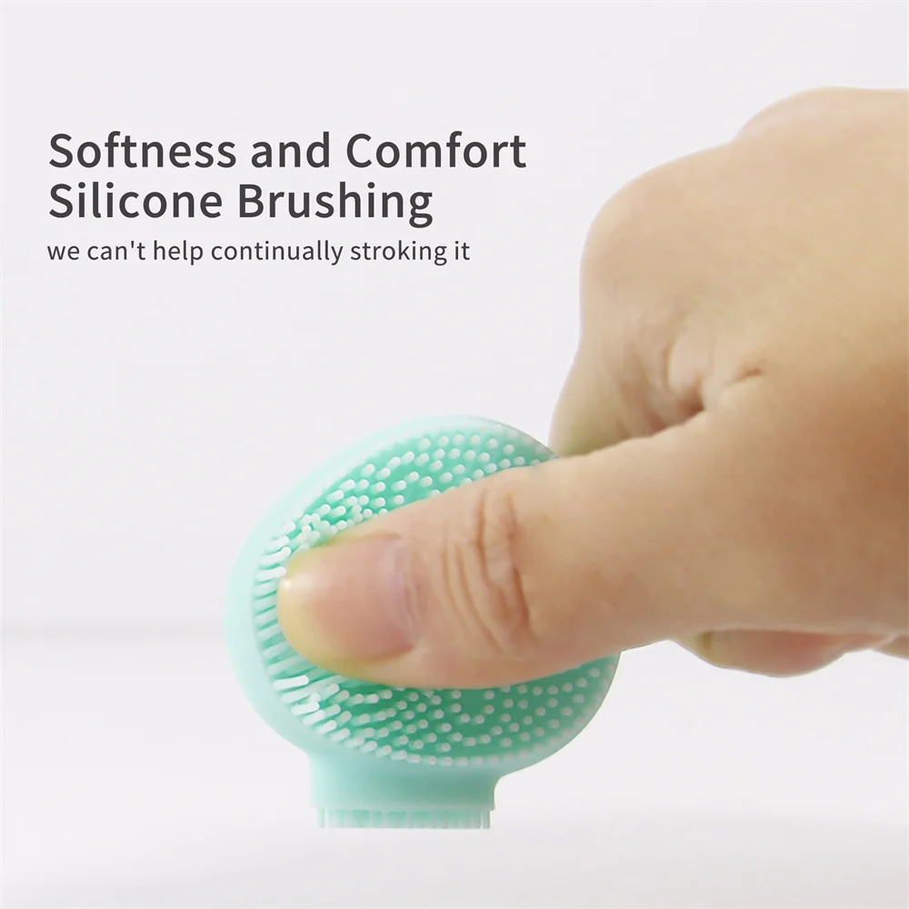 1/5PCS Deep Cleaning Efficient Soft Silicone Radiant Face Facial Massage Spa-like Experiences