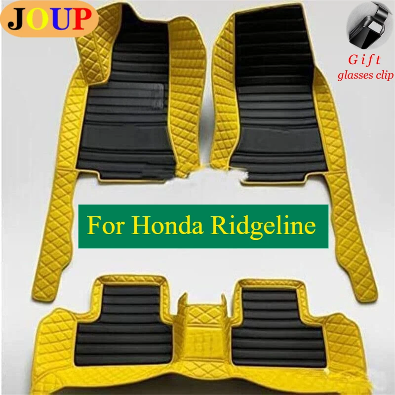

For Honda Ridgeline Car Floor Mats Custom All Weather Waterproof Carpets Covers Left /Right Hand Drive
