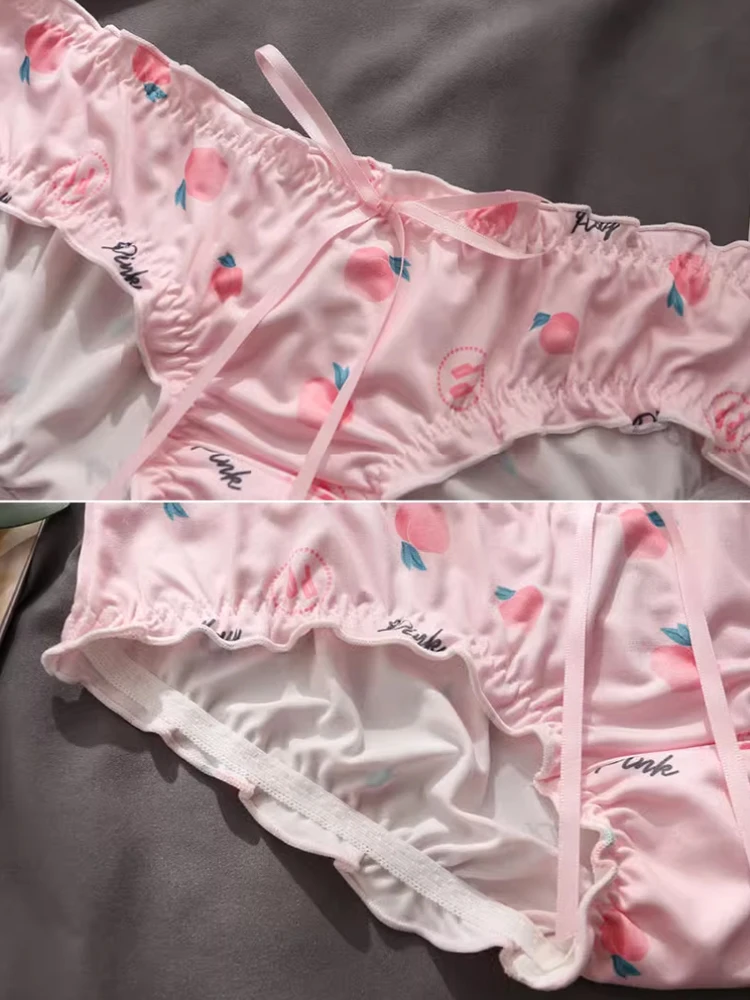 Coppia di biancheria intima abbinata con cavallo in cotone simpatico cartone animato seta di ghiaccio traspirante Boxer da uomo e slip da donna