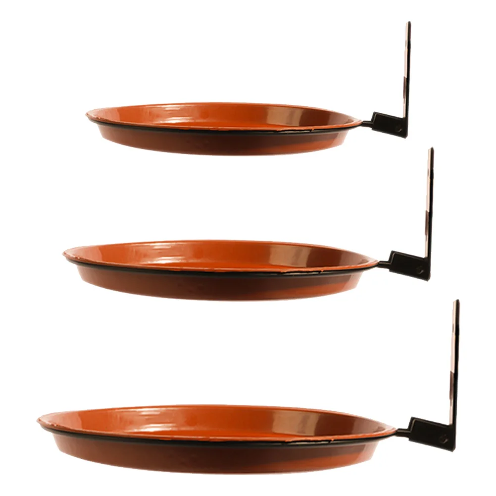

1Set Simple Delicate Bird Feeder Wear Resistant Patio Porch Garden Decorative Feeding Station Bird Feeder Hanging Bowl