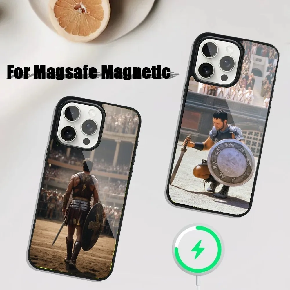 

Movie G-Gladiator 2 Phone Case For iPhone 16,15,14,13,12,11,Plus,Pro,Max Mini Magsafe Magnetic Wireless Charging