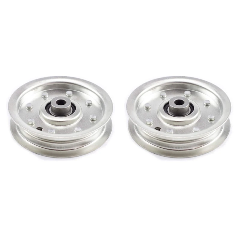 2X Lawn Mower Single Groove White Zinc Idle Pulley 756-0627 756-0627B GW-7560627 MTD 756-0627D