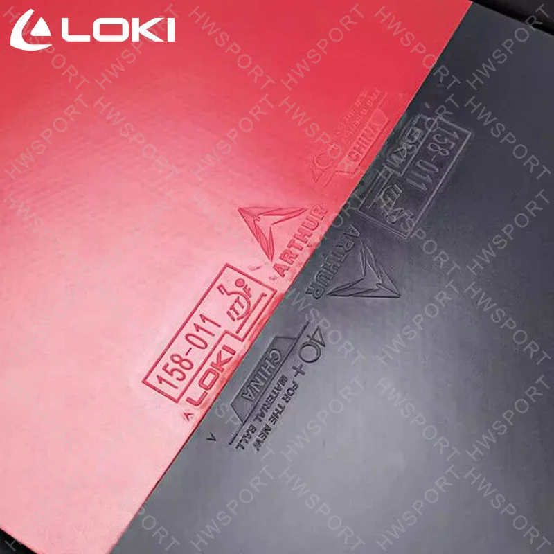 LOKI ARTHUR Series Table Tennis Rubber Sticky Professional Ping Pong Rubber Sheet Pre-tuned Sponge Arthur China Asia Europe