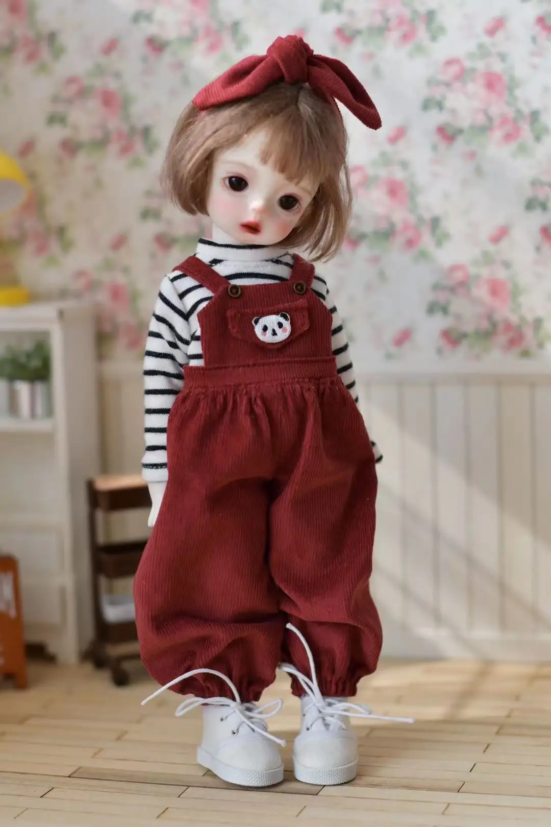 1/6  30cm Bjd doll  dress Lantern suspender pants  toy clothes (Fit for 1/6 Doll Accessories）