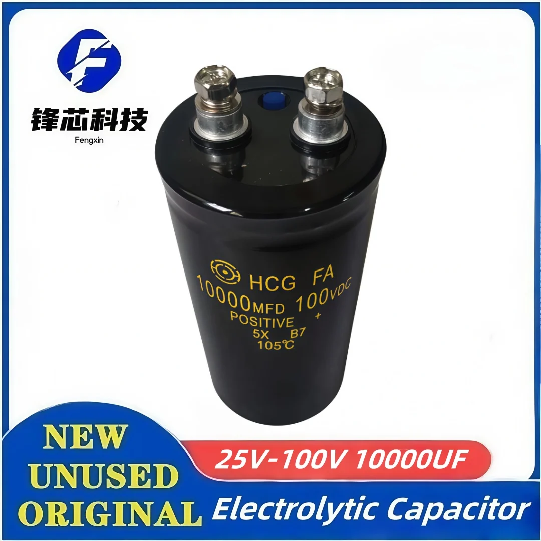 25V 35V 50V 63V 80V 100V 100000UF 100000MFD Inverter Welder Machine Bolt Screw Foot Electrolytic Capacitor