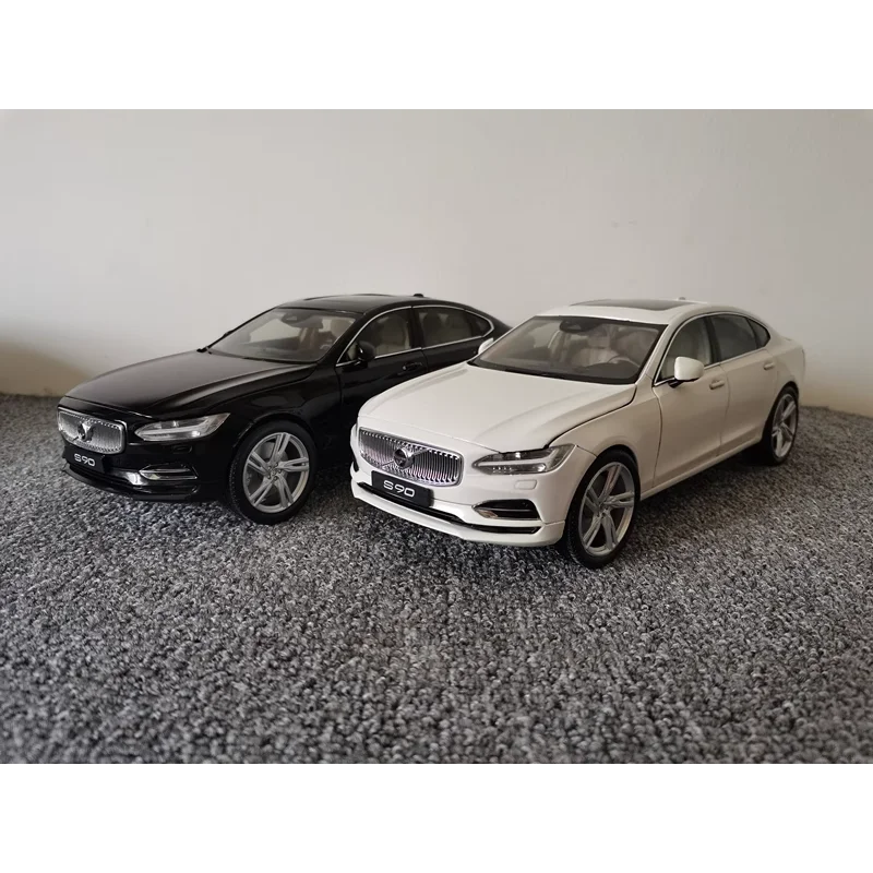 Diecast 1:18 Scale Original Volvo S90 Alloy Car Model Collectible Toy Gift Souvenir Display Ornament