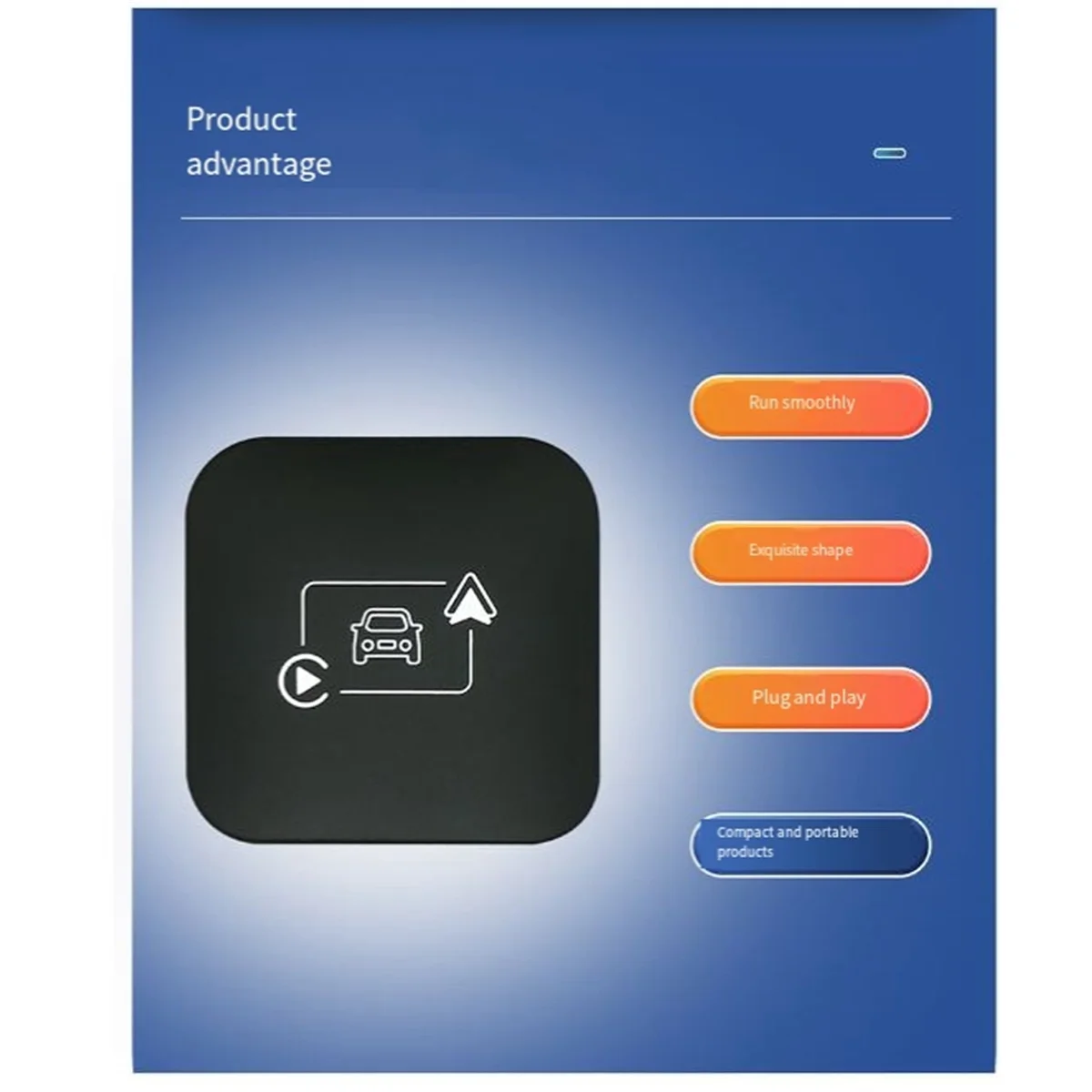 

converterWireless Carplay Android Auto Wireless Streaming Device for Car Carplay Ai Box Android 13 System Multimedia