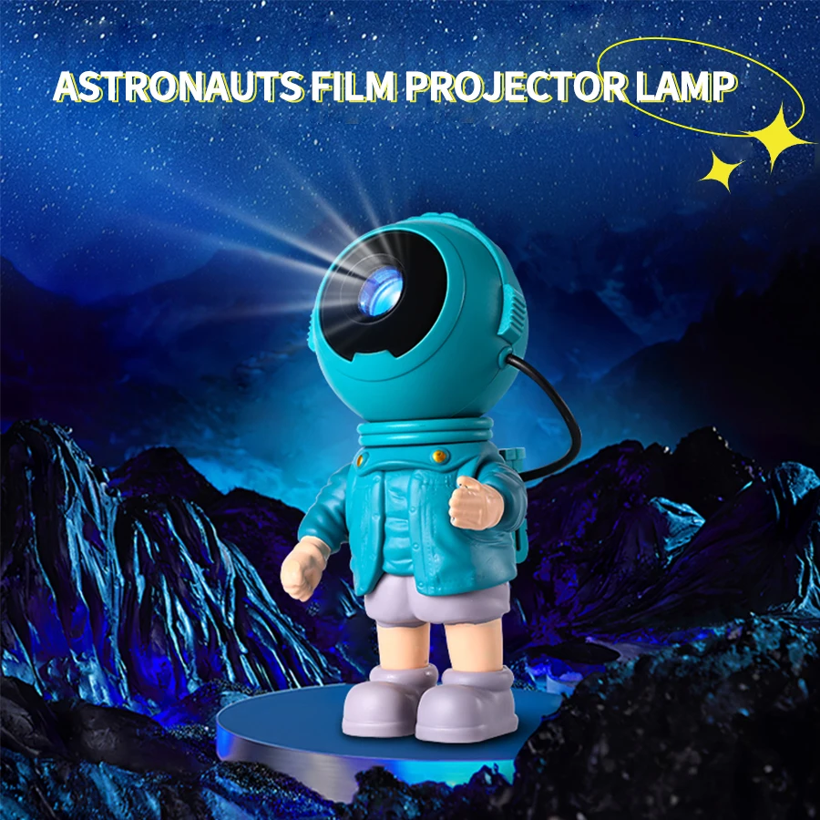 Astronaut Galaxy Projector Night Light Starry Sky Star USB Led Bedroom Decoration Night Lamp Remote Control Child Birthday Gift