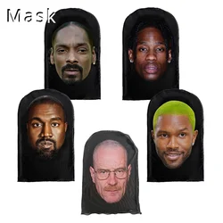Horror Monster Elastic Mesh Full Face Mask Men Women Cosplay Headwear 3D Printed Mask Hiphop Fashion Balaclava Hood Hat Headgear