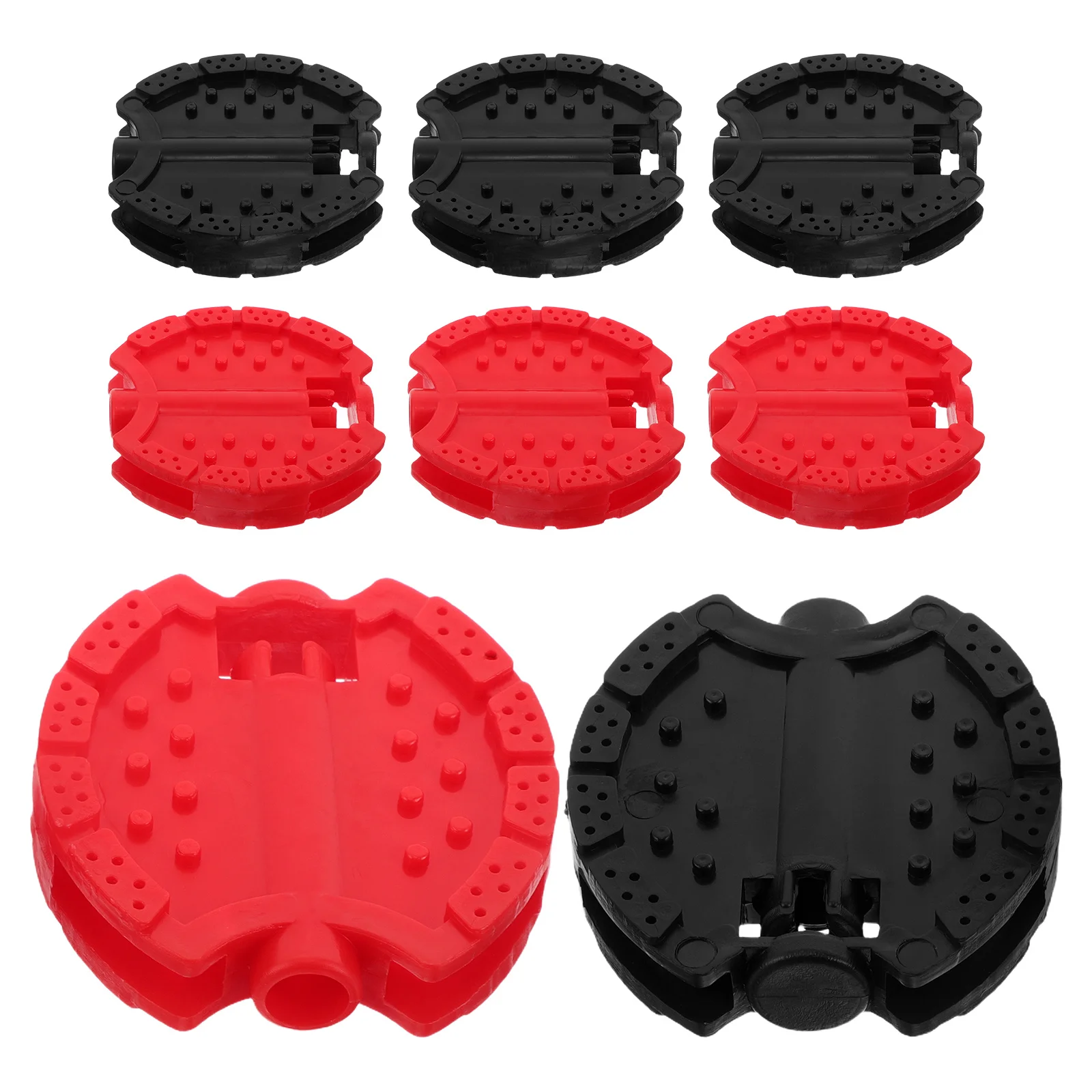 

4Pairs Tricycle Pedals Anti-Skid Durable Plastic Bicycle Accessories Bike Footrest Replacement Bike Pedals