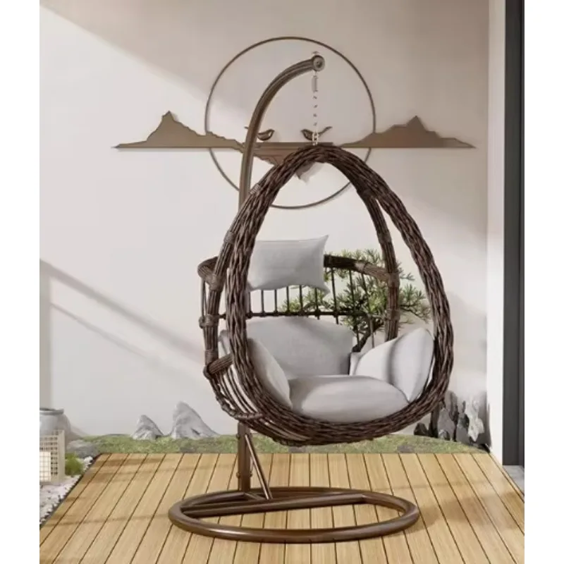 

Modern Wholesale Outdoor Furniture Garden Hammock Rocking Chair with Stand Hanging Sleep Peacefully Outdoor Patio Swing Chair