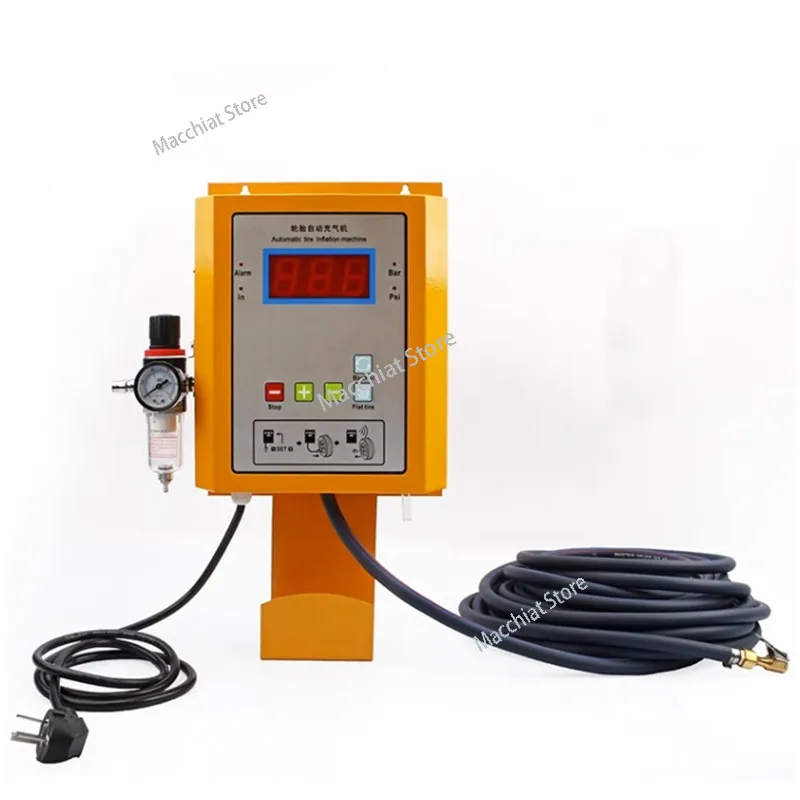 

Automatic Tire Shop Inflator Pump Repair Wall Digital Display Air Injection Machine Filler