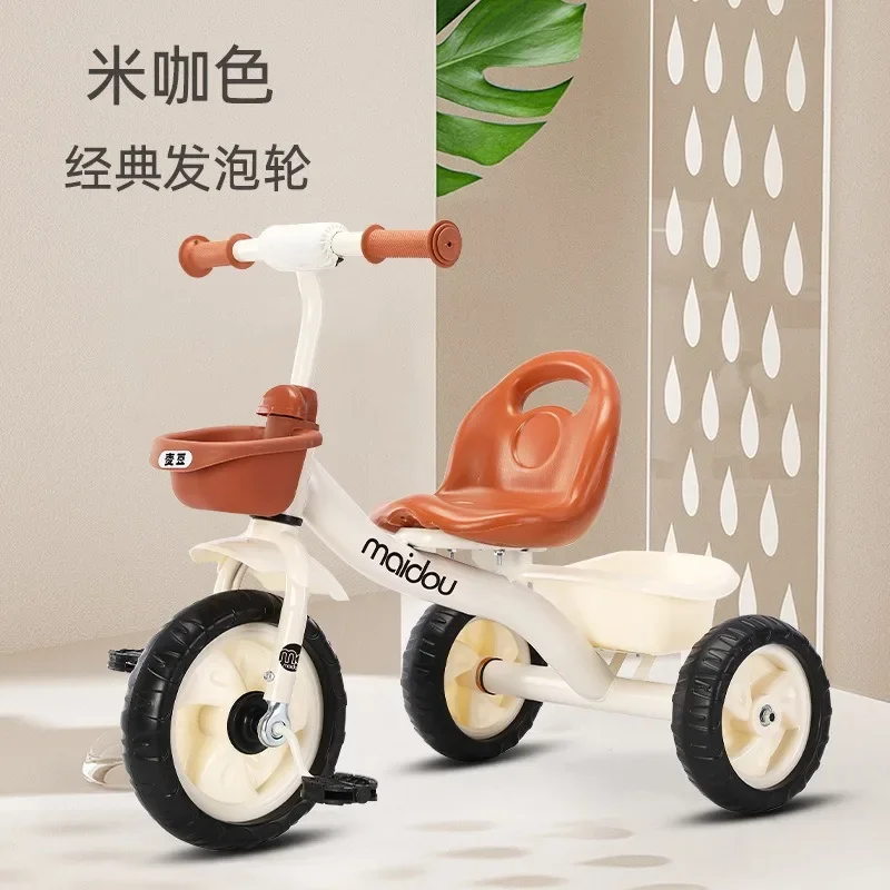 

Children tricycle 1-3-6 years old bicycle baby trolley baby toy trolley