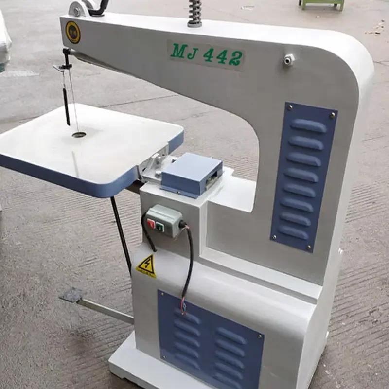 MJ442 Precision Jig Scroll Machine Multi-Wire Woodworking Tool for Small Band Saw Cut Iron Core Motor Component