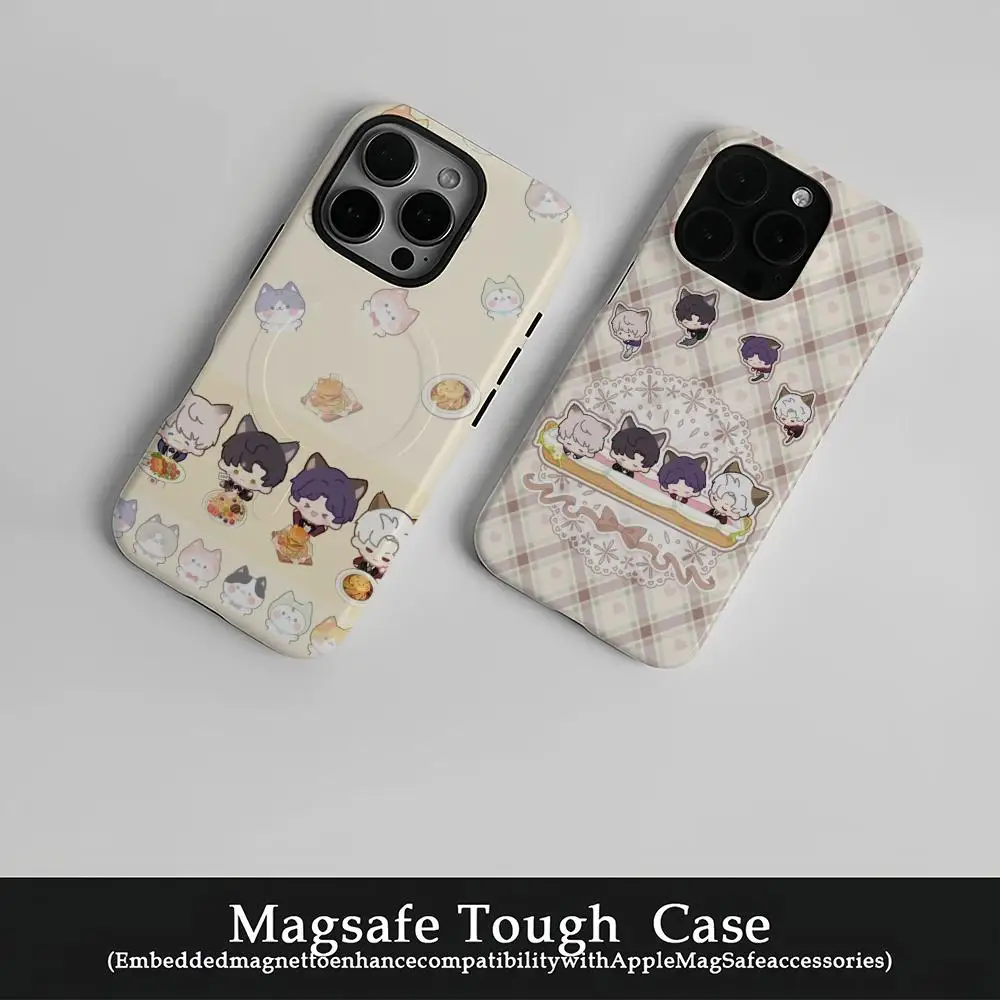 

Love And Deepspace Phone Case Film Korean INS For IPhone 16 15 14 13 12 11 Pro Max Plus Luxury Magnetic Double-layer Cover