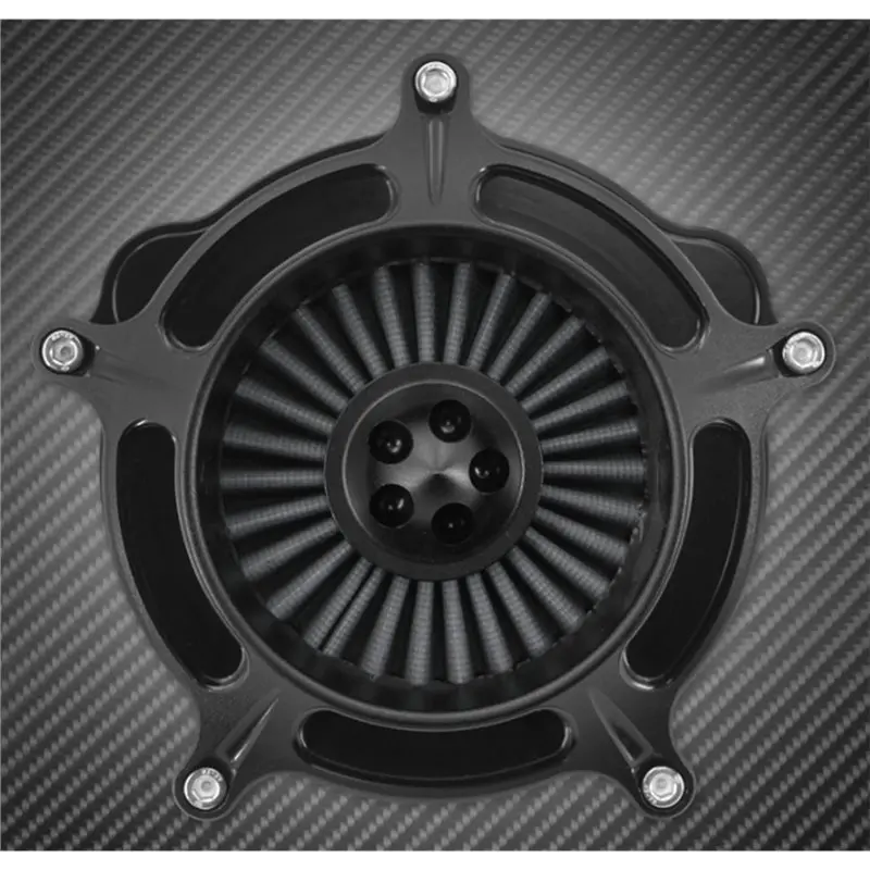 A65P-Motorcycle Air Filter Gray Air Cleaner Intake Filter For Touring 2008-2016 Dyna FXDLS 2017 Softail 16-17