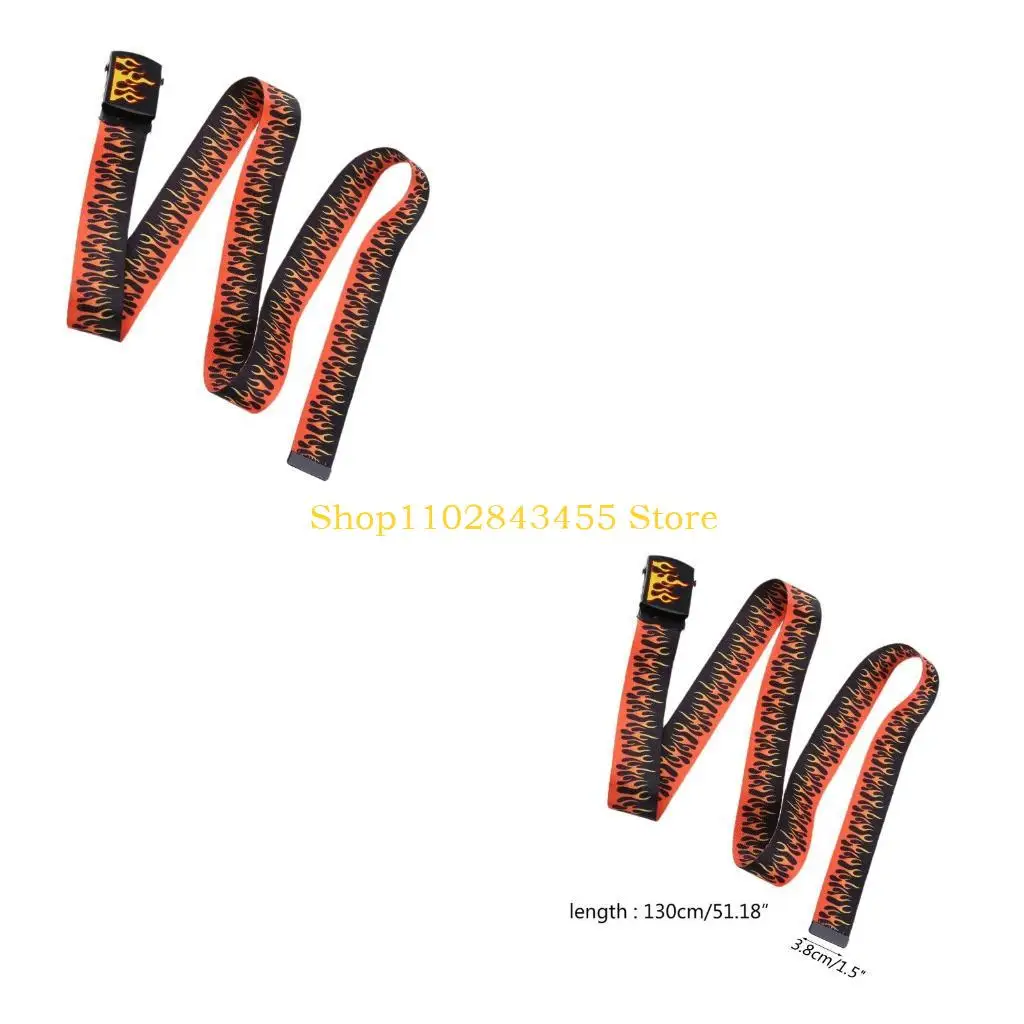 49MC 51inch Practical Elastic Woven Belt Outdoor Waistband 130cm Canvas Waist Strap
