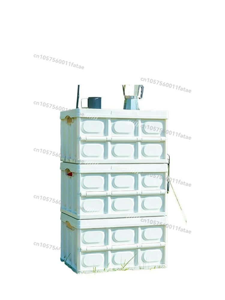 

Outdoor Storage Box Car Finishing Storage Folding Box Portable Picnic Small Table Camping Equipment Supplies