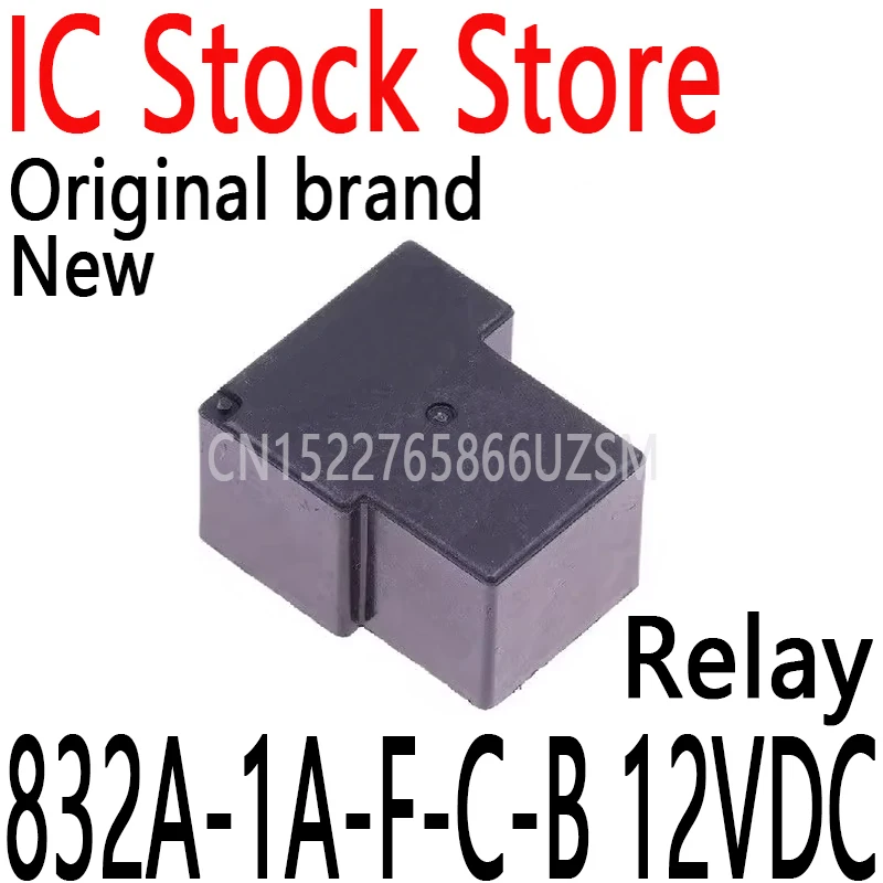 2 шт./лот, новое и оригинальное новое реле, 4 контакта, набор нормально разомкнутых 832A-1A-F-C-B 12 В постоянного тока