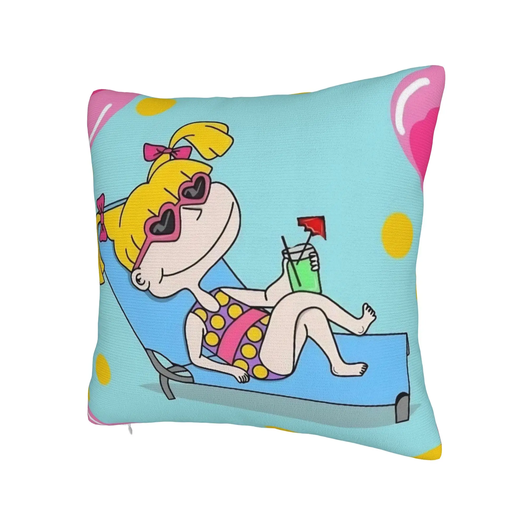 Cartoon R-Rugrats Pillowcases Accessories Soft Cushion Cover Gift  Throw Pillow Case Cover Chair Multi-Size