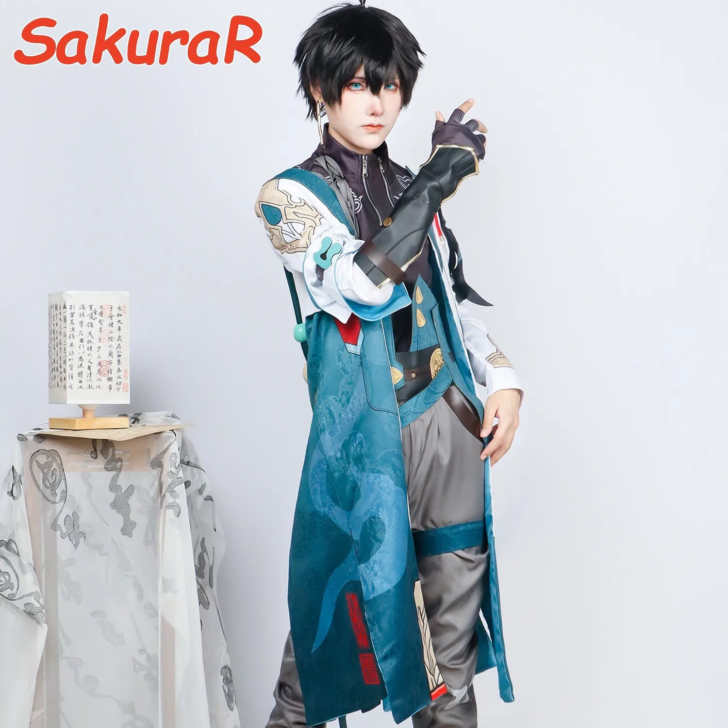

IN STOCK Dan Heng Cosplay Costume Game Honkai: Star Rail Cosplay Men Cosplay Costume Honkai Dan Heng Wig Shoes