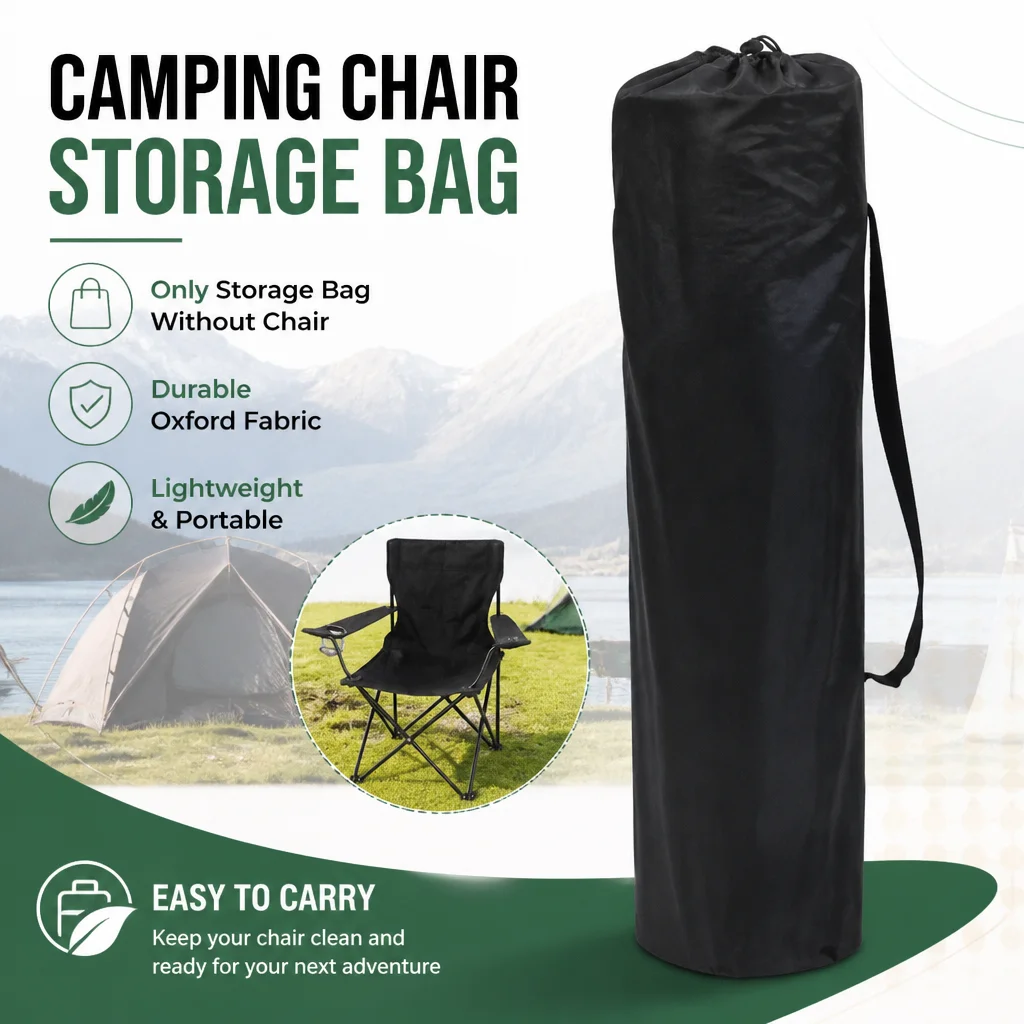 Large Capacity Outdoor Camping Folding Chair Storage Bag Portable Tent Table Bag Organizes(No Chair)