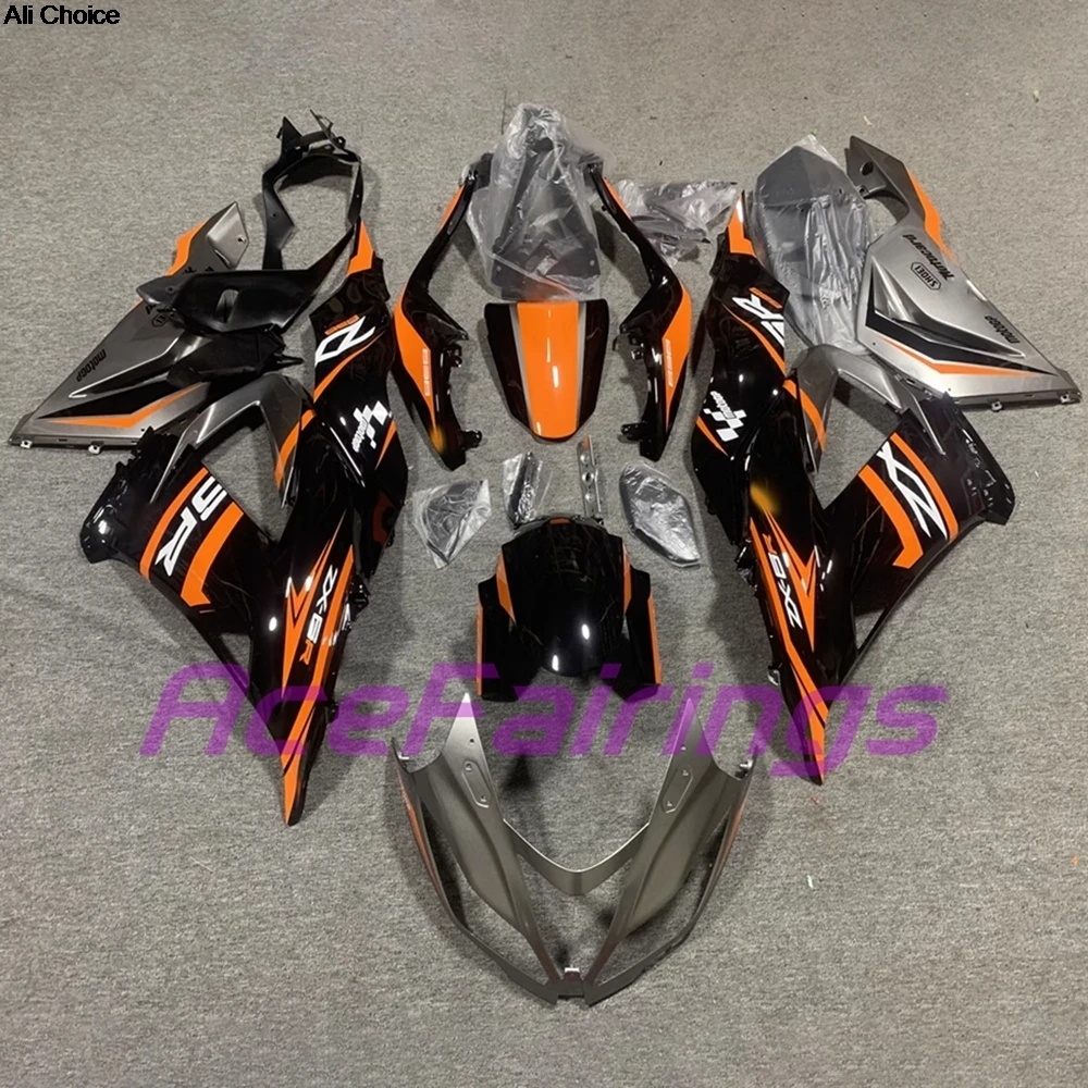 

Комплект пластиковых обтекателей для Kawasaki ZX 6R 2013-2018 годов, индивидуальная окраска, стиль 13-18 ZX6R, неоригинальный комплект панелей обтекателей.