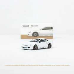 Tarmac Works 1:64 Silvia S15 White Metallic Model Car