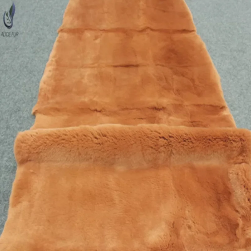 

Wholesale Real Rex Rabbit Skin Plate natural White Rex Rabbit Fur Plate For throw pillow blankets Clothes