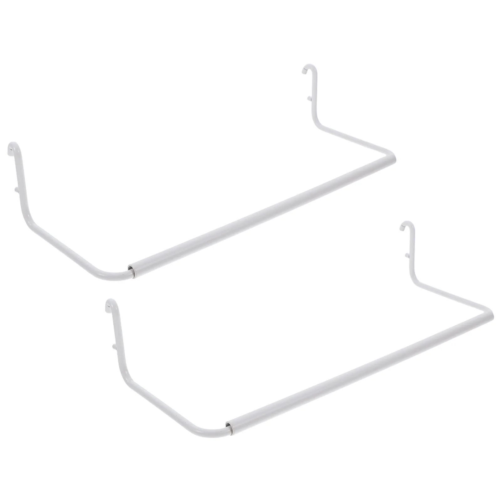 2Pcs Premium Stainless Steel Pegboard Towel Rack Adjustable Paper Towel Holder Strong Stable for Pegboard Wall Organization