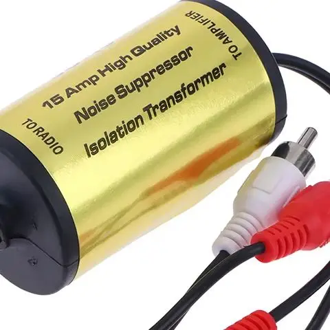 RCA الصوت مرشح الضوضاء القامع الأرض حلقة المعزل للسيارة والمنزل ستيريو 2xRCA ذكر 2xRCA أنثى-أداة تحسين الصوت