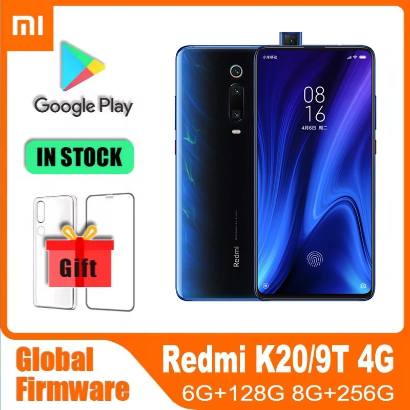 샤오미 redmi Mi 9t k20 휴대폰, 셀룰러 스마트폰, 안드로이드, 스냅드래곤, 중고 휴대폰, 글로벌 롬 