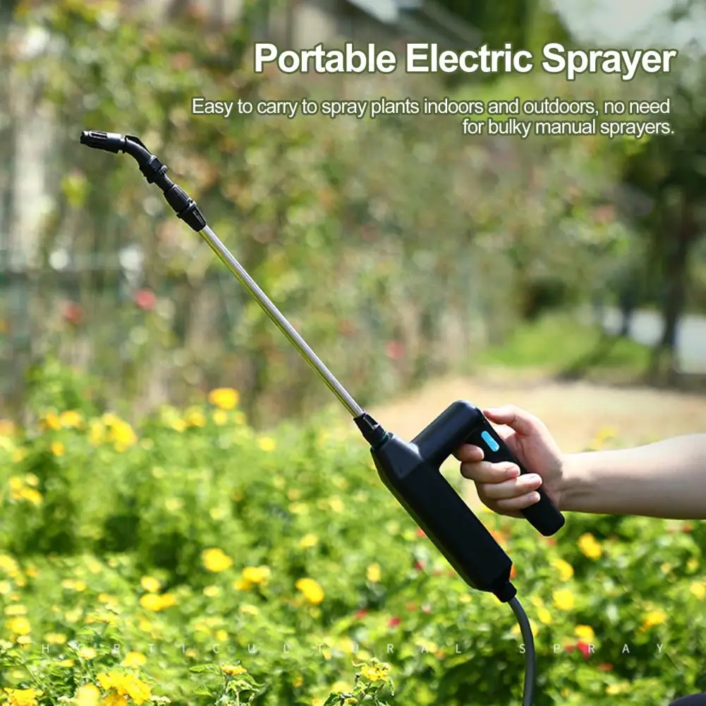 

Garden Supplies Rechargeable Electric Plant Sprayer Ergonomic Handle 3 Nozzles for Versatile Garden Watering Widely Used Wand