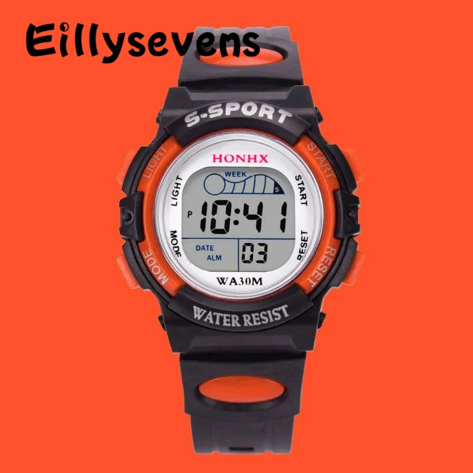 Children Watch Sport Kids Watches Silicone Strap  Led Digital Watch For Kid Children Student Girl Boy Wristwatch Clock