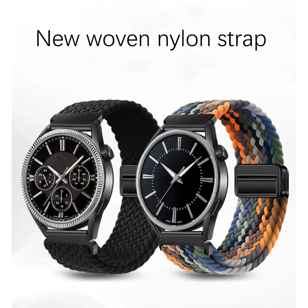 

Substitute For Casio Watch Strap Men's Magnetic Woven Nylon New Watch Chain Versatile Styles And ColorsTto Choose From