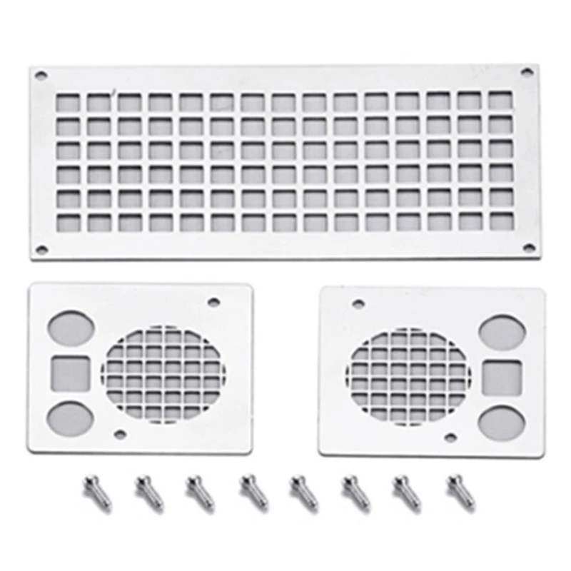 

For MN D90 D99S MN99S 1/12 RC Car Upgrade Parts Metal Mesh Grille Intake Grille Cover Decoration Accessories