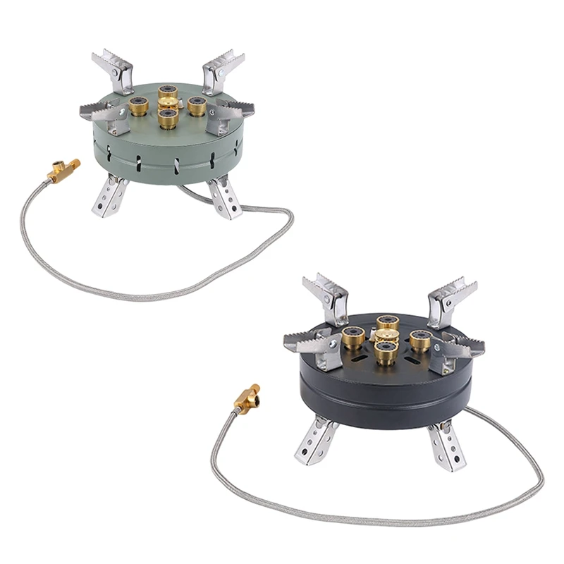 

Outdoor Electronic Ignition Stoves Portable Foldable Adjustable Firepower Furnace Gasstove Camping Hiking