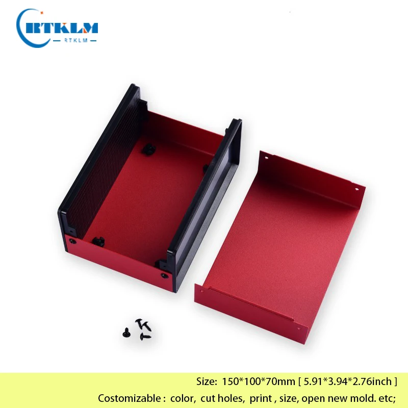 Iron Junction Box DIY Instrument Case Iron Electrical Project Enclosure Housing PCB Metal Boxes 150*100*70mm 2